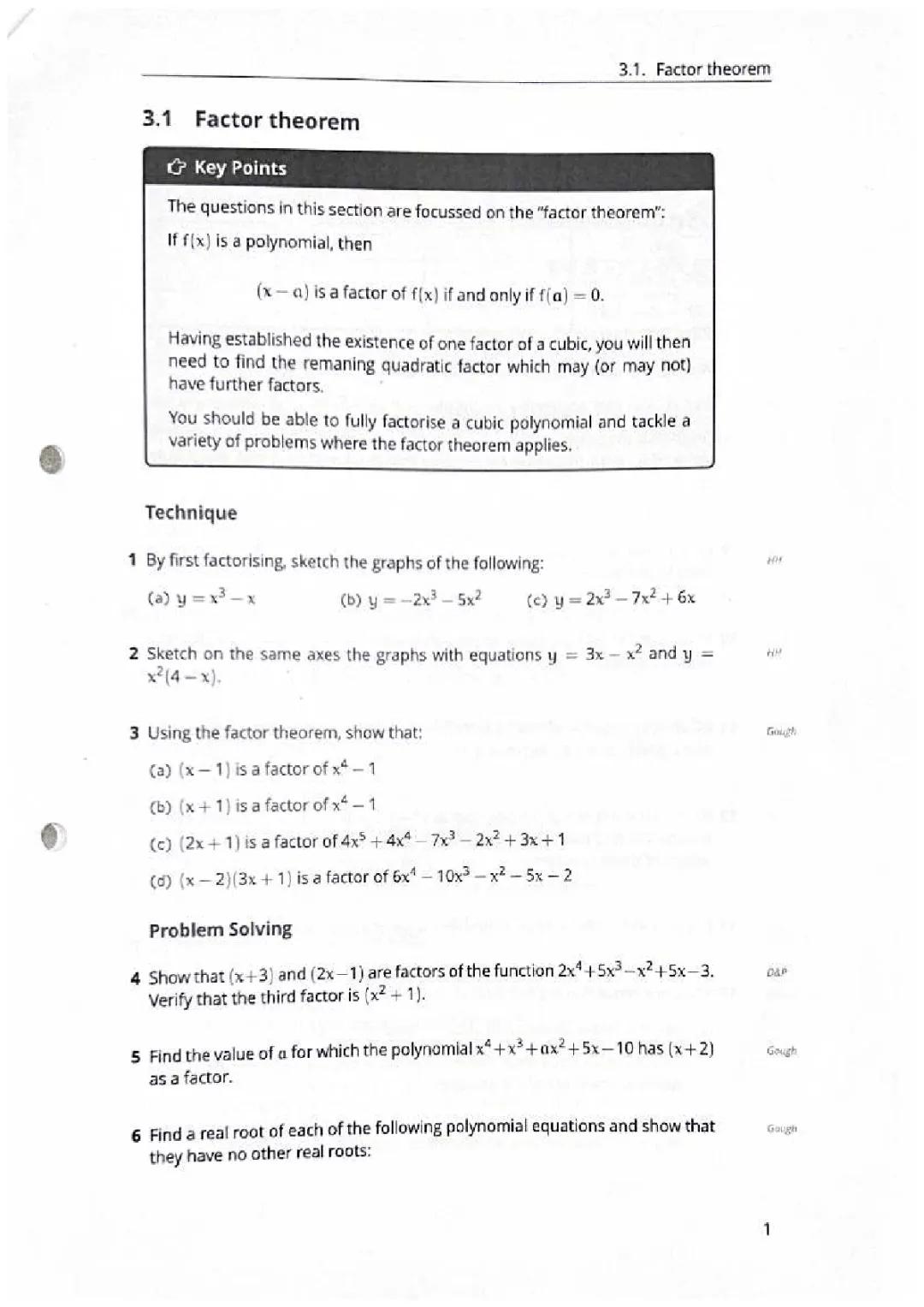 Factor Theorem