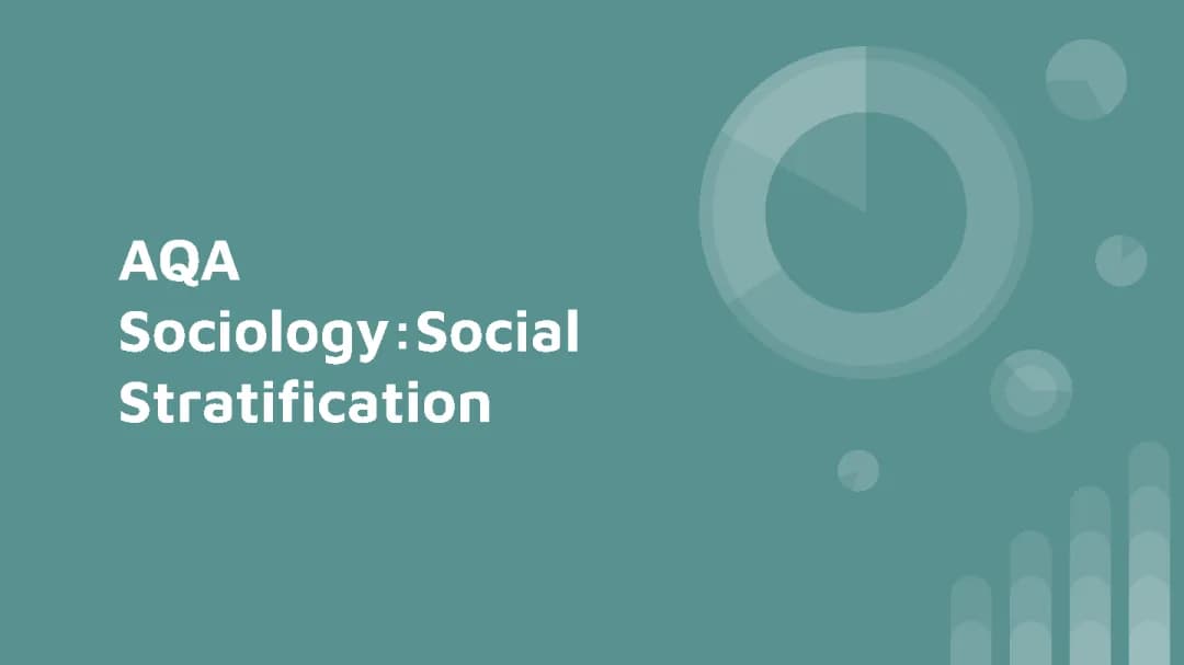 What is Social Stratification? | AQA Sociology Notes for Kids