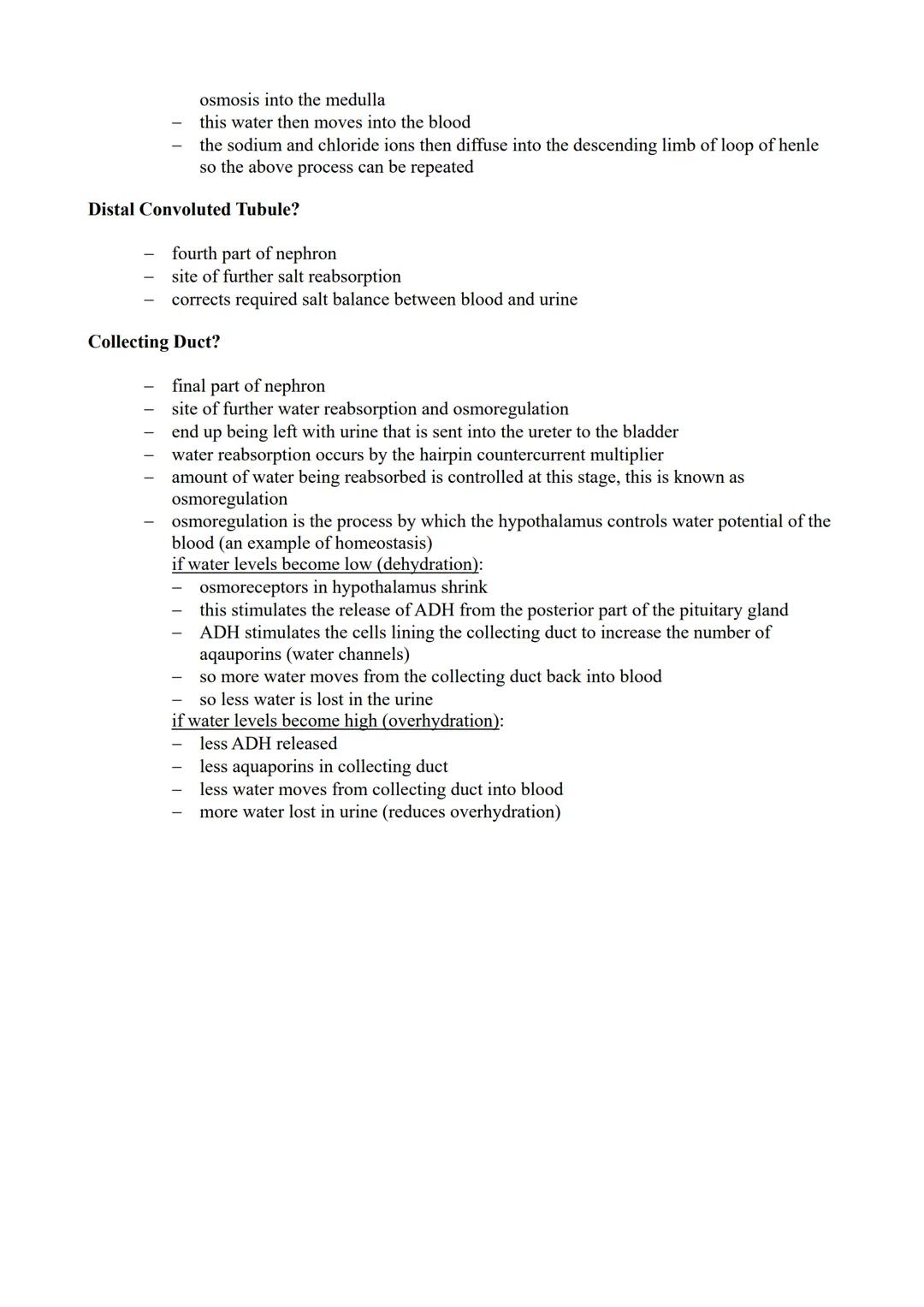 Module 6 (Response to Stimuli) Revision Notes
What is a Stimuli? a change in the internal or external environment
Why do Organisms need to R