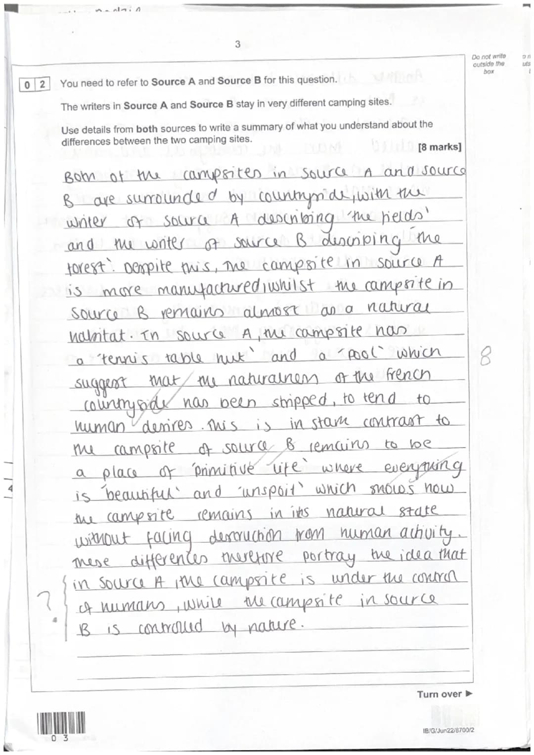 
<h2 id="englishlanguagepaper2june2022modelanswers">English Language Paper 2 June 2022 Model Answers</h2>
<p>The writers in Source A and Sou