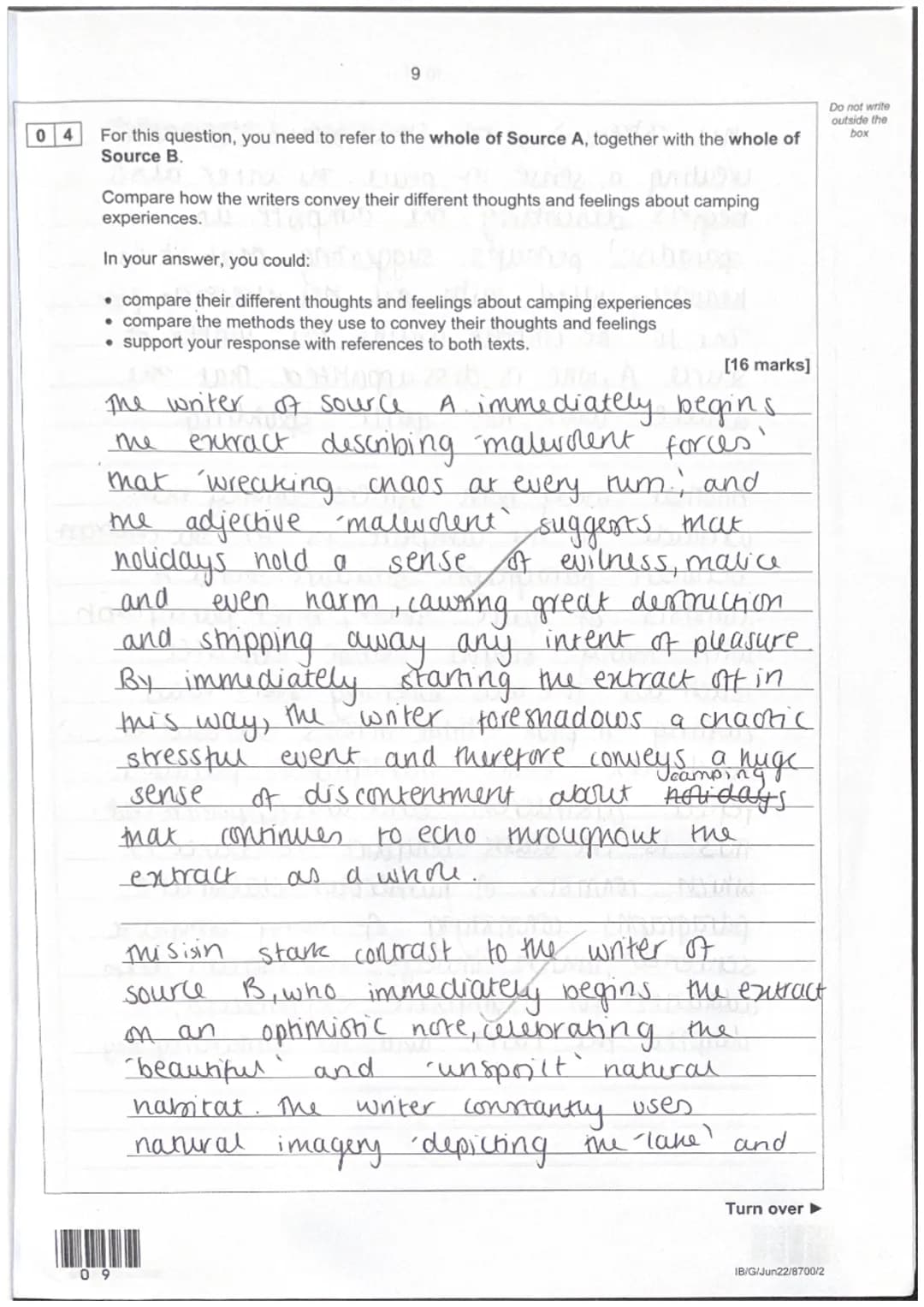 
<h2 id="englishlanguagepaper2june2022modelanswers">English Language Paper 2 June 2022 Model Answers</h2>
<p>The writers in Source A and Sou