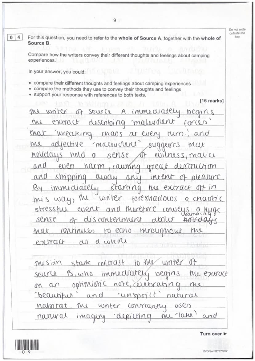 
<h2 id="englishlanguagepaper2june2022modelanswers">English Language Paper 2 June 2022 Model Answers</h2>
<p>The writers in Source A and Sou