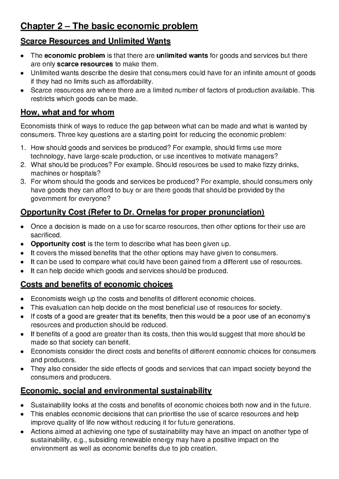 Understanding the 3 Basic Economic Problems and Opportunity Cost for Kids
