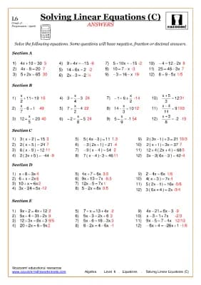 Know year 8 math work. thumbnail