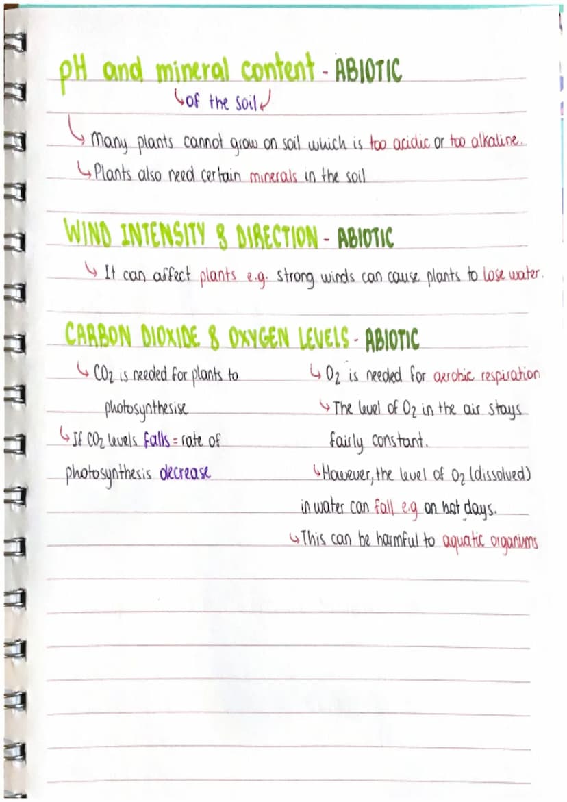 BIOTIC & ABIOTIC FACTORS
I living parts of the environment (non-living parts.
BIOTIC
→ Availability of food
→ New predators
→ New pathogens.