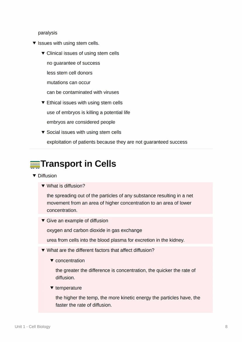 Unit 1-Cell Biology
Eukaryotic Cells and Organelles
▾ What is a eukaryotic cell?
a cell that contains its genetic material in a nucleus
What