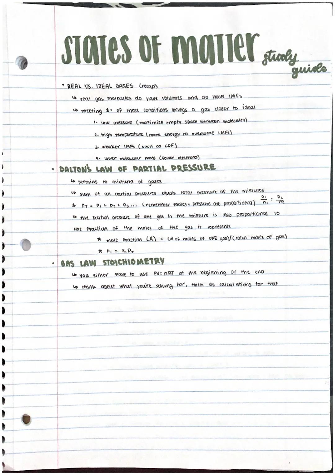# States of matter

~STUDY GUIDE~

1. ENDURING UNDERSTADINOS (1)

*   intermolecular forces among molecules determine their state of matter 