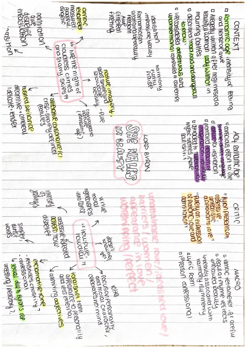 CONTEXT
Common for Sonnets to be about courtly
love women normally 'objects'
Thomas Wyatt was courtier + intimate of
Henry vill - helped ama