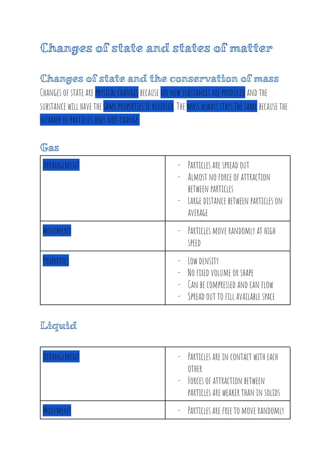 Understanding Changes of State and Matter for GCSE Physics