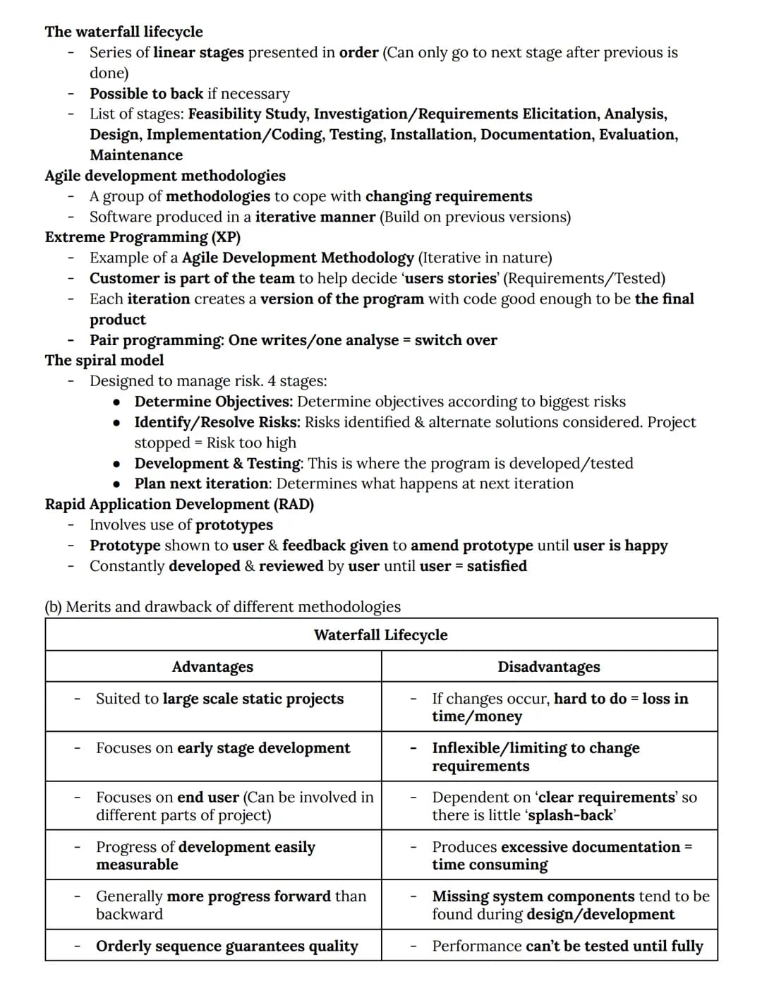 OCR A-Level Computer Science Spec Notes
1.2 Software and software development
1.2.1 Systems Software
(a) Function and purpose of operating s