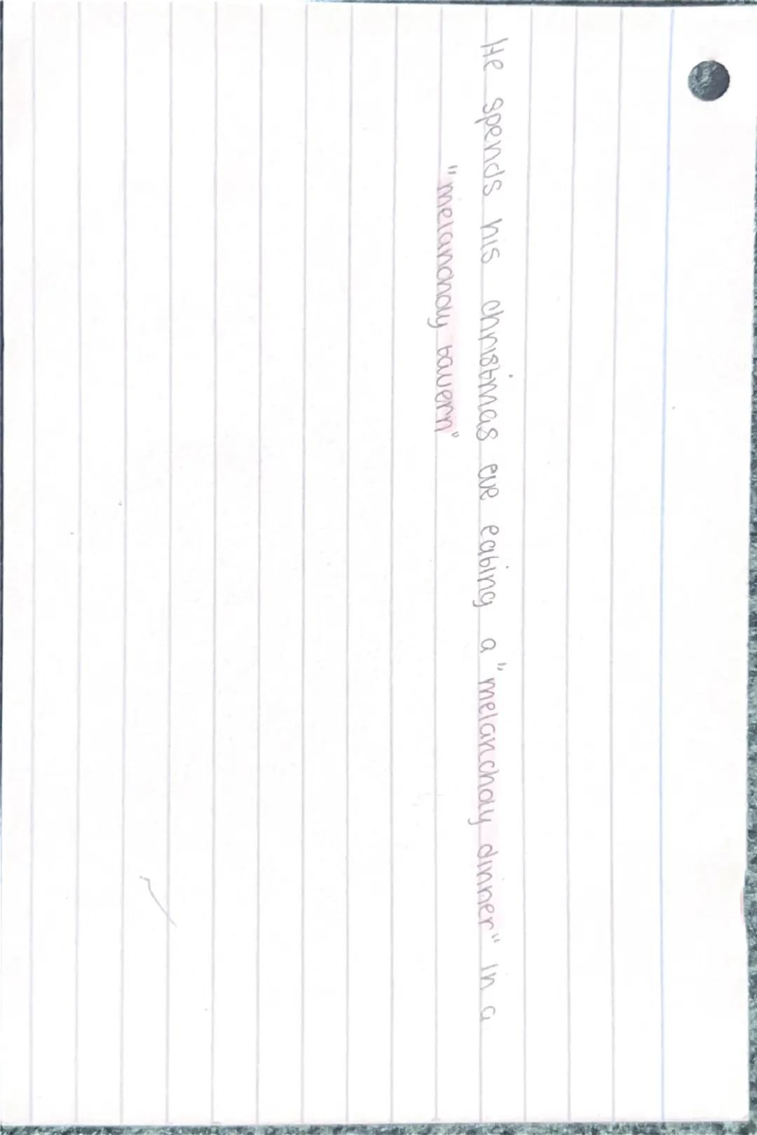 POVERTY AND
SOCIAL
RESPONSIBILITY "He spends Christmas eve eating a "melancholy dinner" in a "melanc
baven"
"Are there no prisons? Are there
