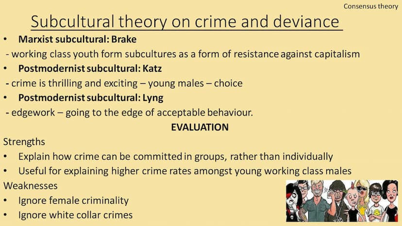 Crime And Deviance
A-Level sociology
Knowunity username: grack69 Definitions
- Crime - defined as behaviour that breaks the laws of society
