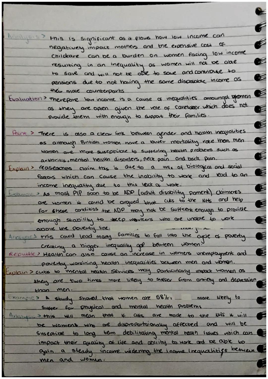 effect of inequalities on groups.
intro > In the UK certain groups face inequalities jubt based
on their gender, skin colour or where they a