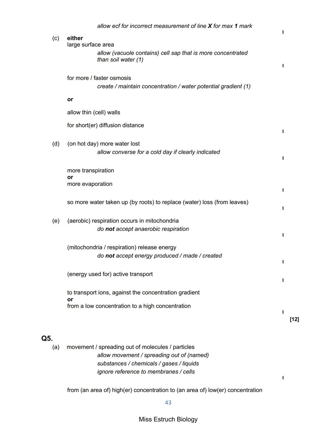 Exams 2022
GCSE Biology Higher Tier Paper 1
156 marks
miss
ESTRUCH
BIOLOGY
1
Miss Estruch Biology Q1.
This question is about cells.
(a) Figu