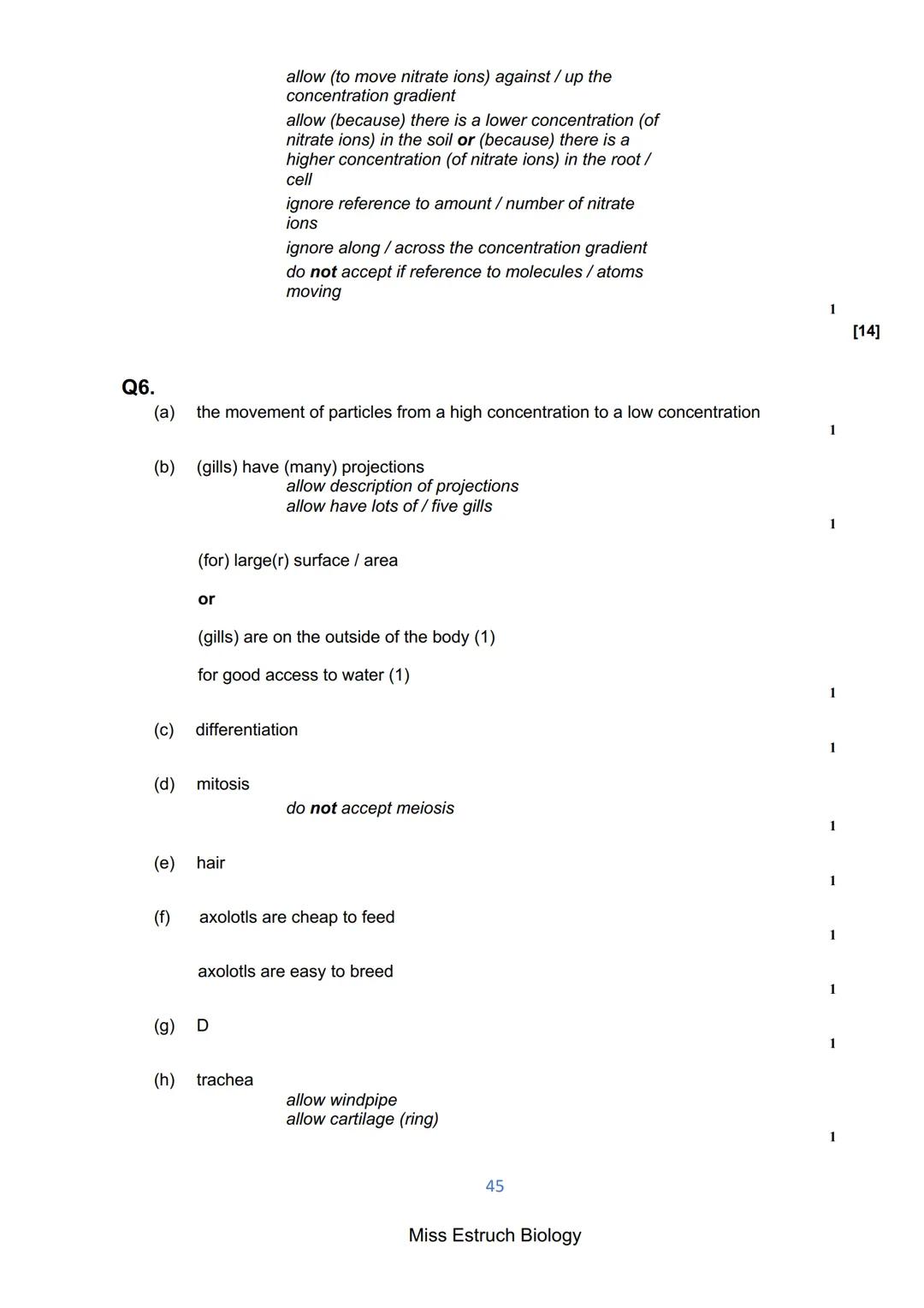 Exams 2022
GCSE Biology Higher Tier Paper 1
156 marks
miss
ESTRUCH
BIOLOGY
1
Miss Estruch Biology Q1.
This question is about cells.
(a) Figu