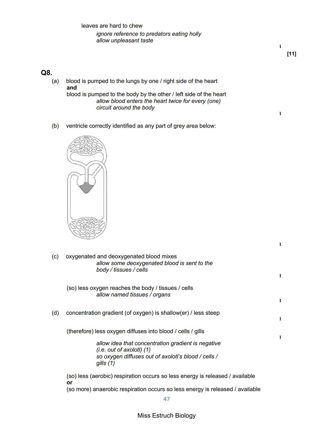 Exams 2022
GCSE Biology Higher Tier Paper 1
156 marks
miss
ESTRUCH
BIOLOGY
1
Miss Estruch Biology Q1.
This question is about cells.
(a) Figu