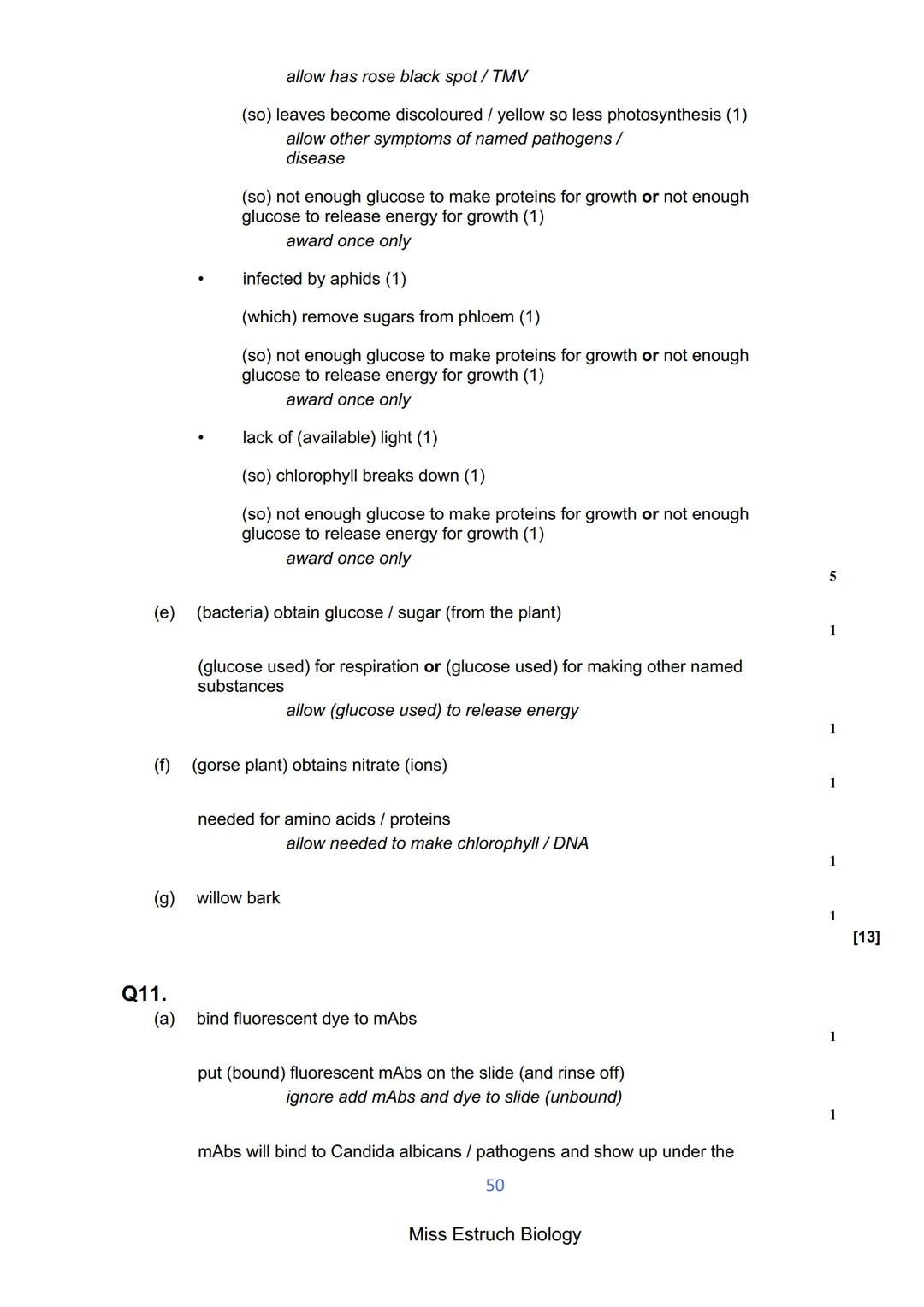 Exams 2022
GCSE Biology Higher Tier Paper 1
156 marks
miss
ESTRUCH
BIOLOGY
1
Miss Estruch Biology Q1.
This question is about cells.
(a) Figu