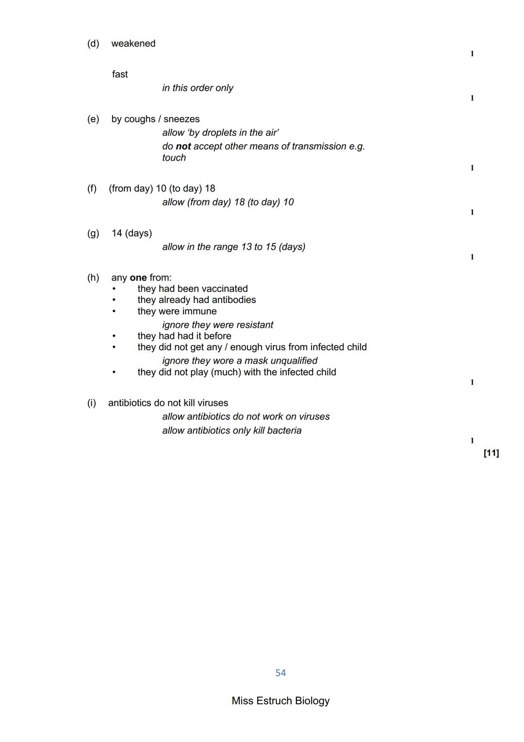 Exams 2022
GCSE Biology Higher Tier Paper 1
156 marks
miss
ESTRUCH
BIOLOGY
1
Miss Estruch Biology Q1.
This question is about cells.
(a) Figu