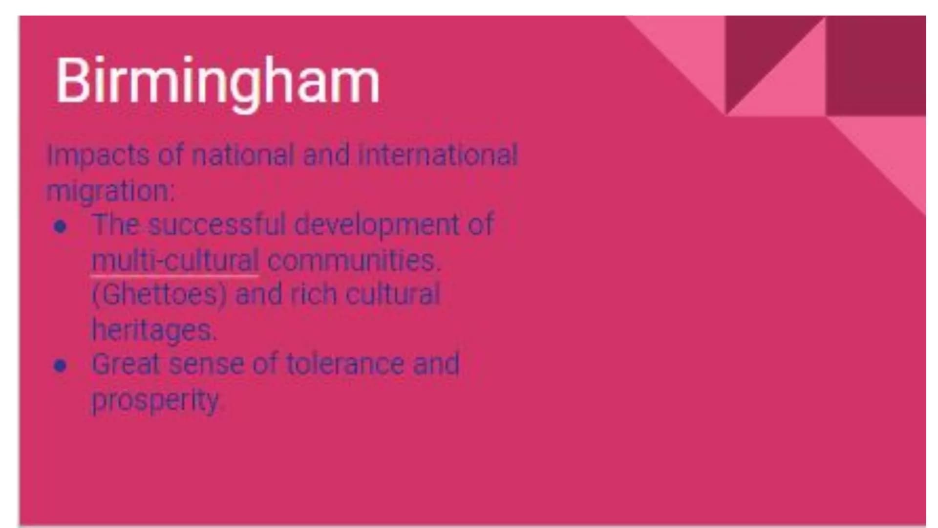 Geography Case studies
Paper 2 employment, integrated transport systems
- environmental urban greening
Key idea Specification content
Urban 