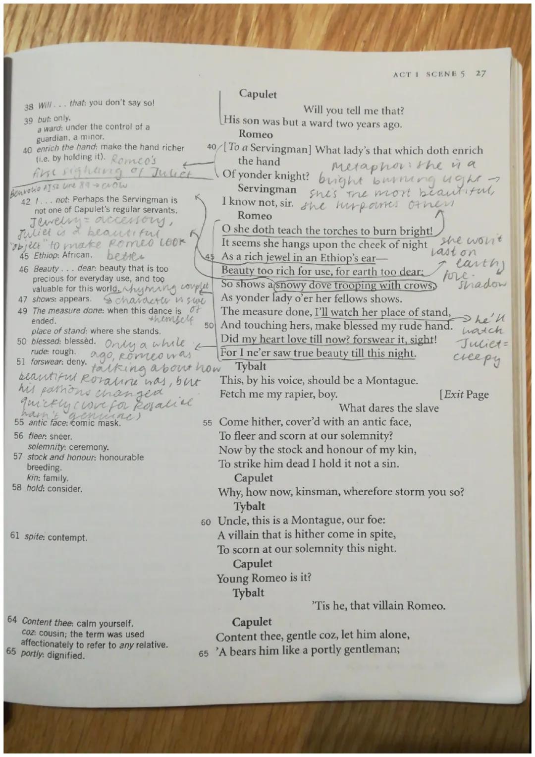 dramatic 'vony.
we know he's going a
to die
ACT 1 SCENE 5 25.
110 despised: despised.
clos'd: enclosed.
110 Of a despised life clos'd in my 