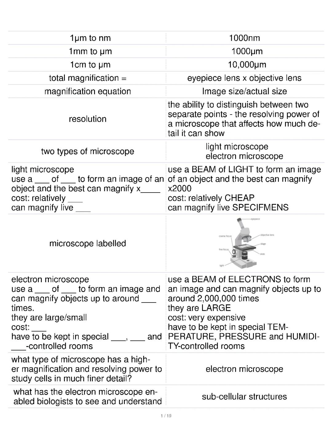 Light vs. Electron Microscopes: What Students Need to Know