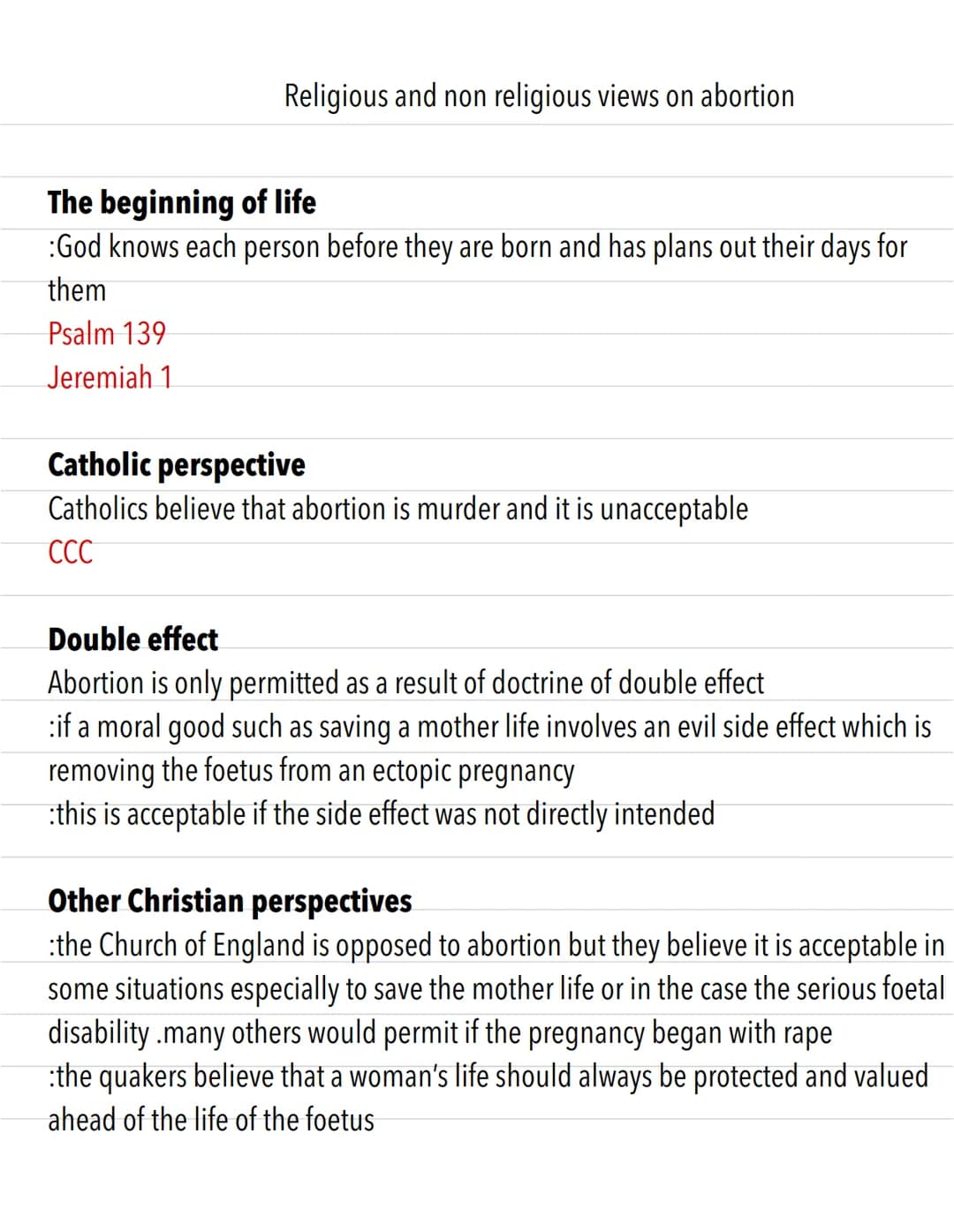 Religious and non religious views on abortion
Abortion
= is the removal of a foetus from the womb before it can survive
:in the United Kingd