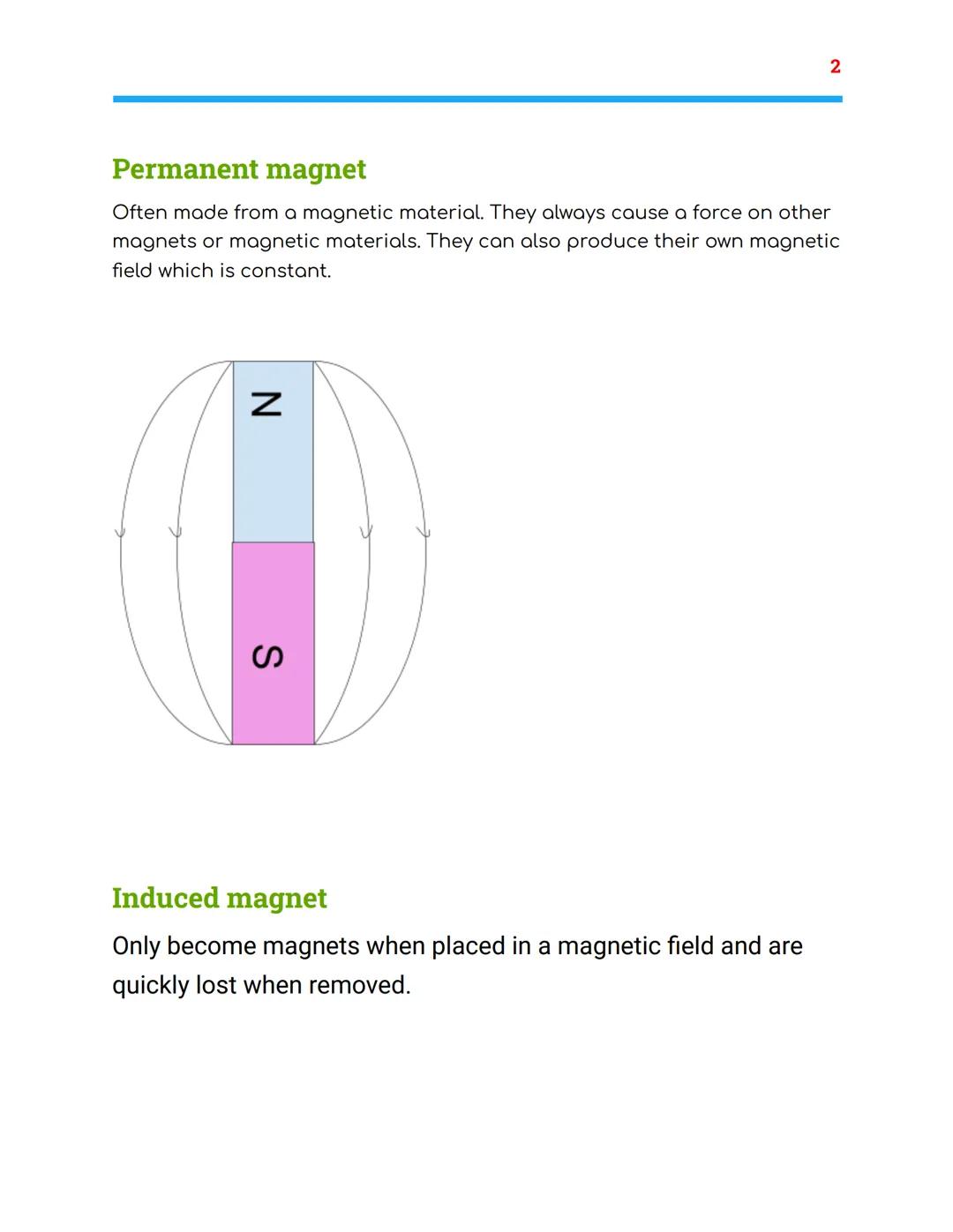 # Magnetism and Electromagnetism

Combined science trilogy

# Magnetism

| N | S |
|---|---| 

Two poles either attract or repel each other.