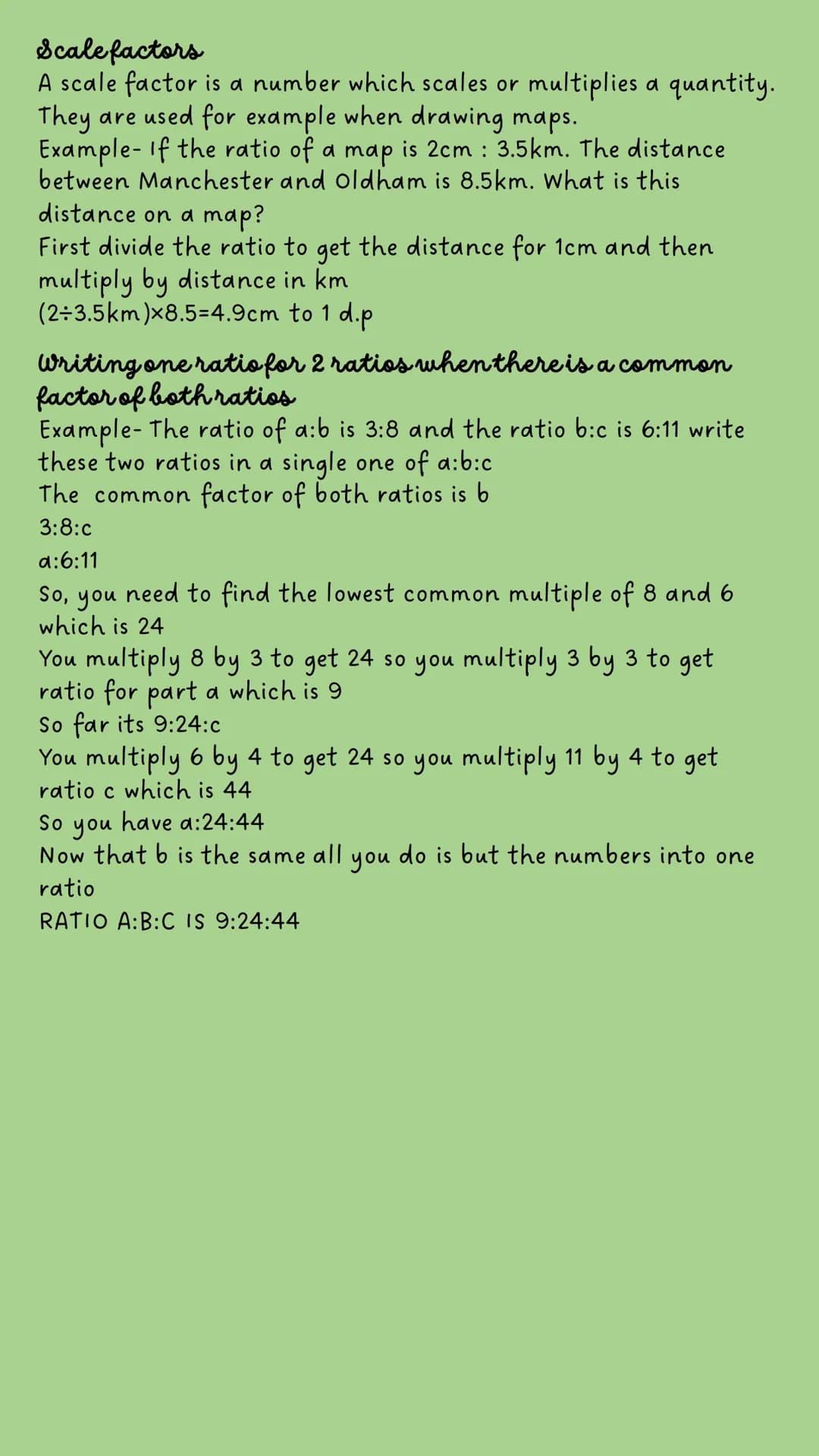 X÷
Ratios
Ratios are proportional representations of certain data.
They are an ordered pair of numbers a and b written as a:b
↓
Example 1) s