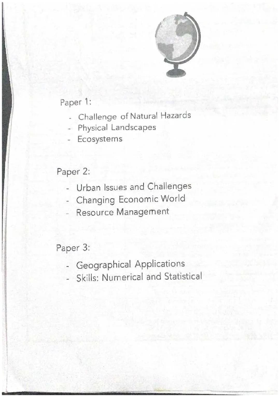 Your Ultimate GCSE Geography Checklist: Natural Hazards and Urban Issues!