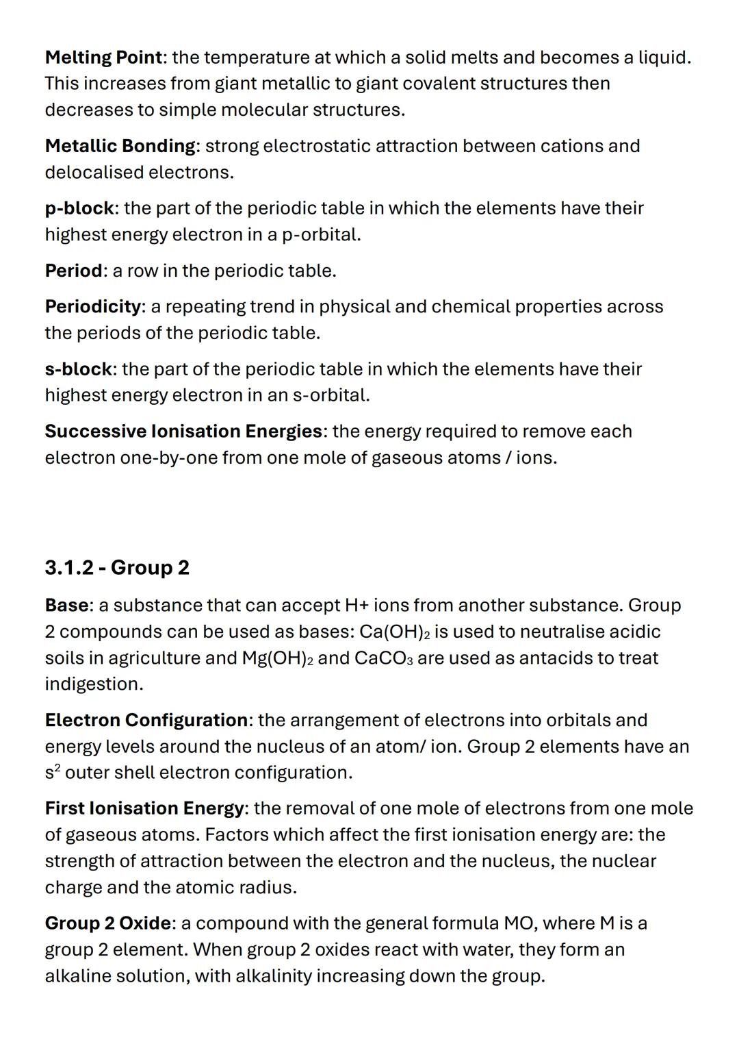 OCR A A-LEVEL
CHEMISTRY
KEYWORDS

TOPICS 1-6 # Module 2 - Foundations in Chemistry

2.1.1 - Atomic Structure and Isotopes and 2.1.2 - Compou
