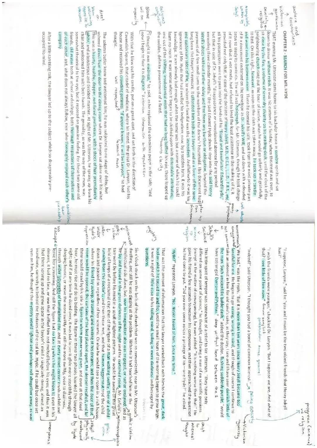 Jekyll and Hyde Chapter 2: Key Quotes, Fully Annotated and Free PDF