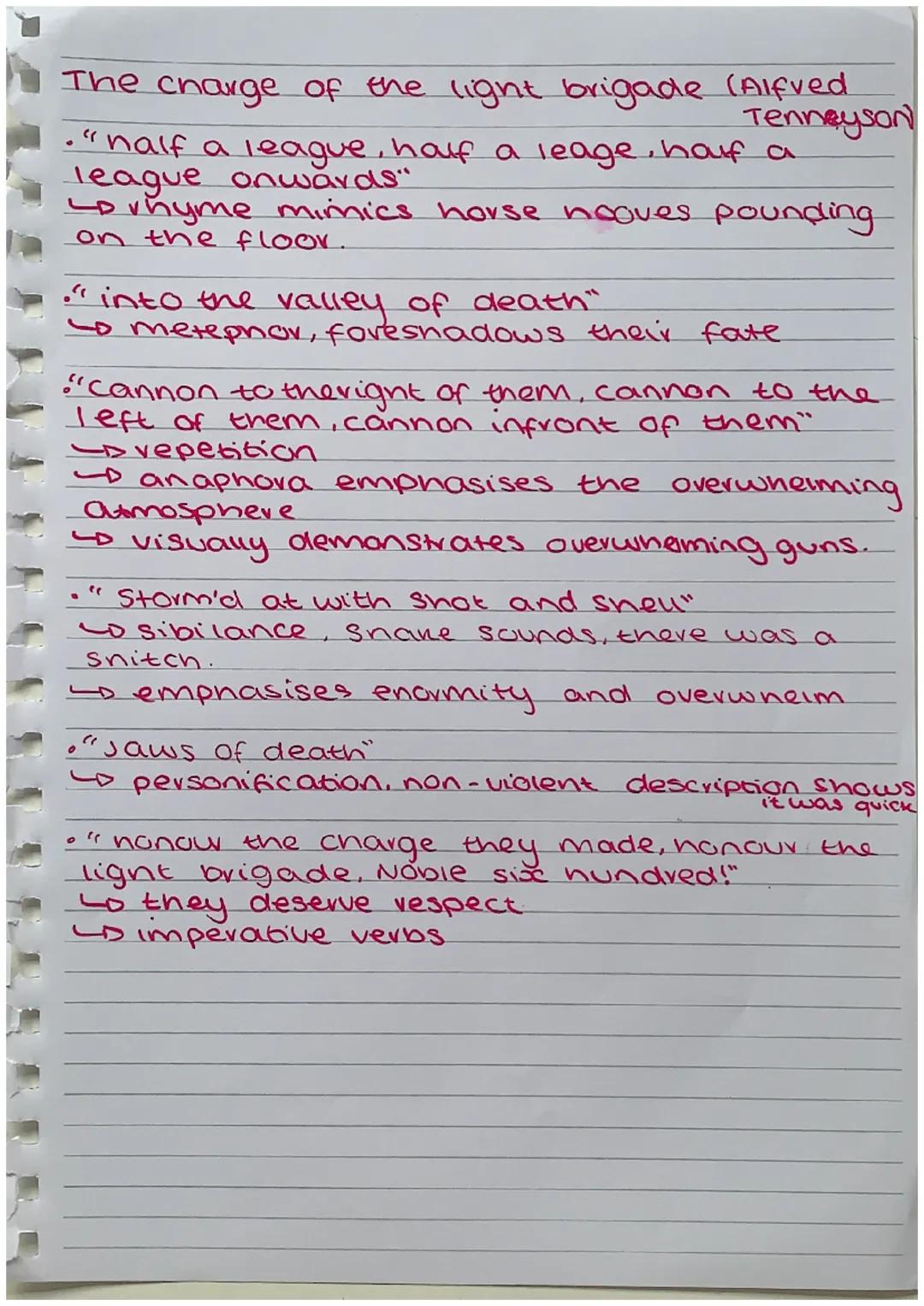 London (William Blake)
*   "marks of weakness, marks of woe"
    emphasises the sadness/misery.
Lo emotive language, semantic field of
unhap