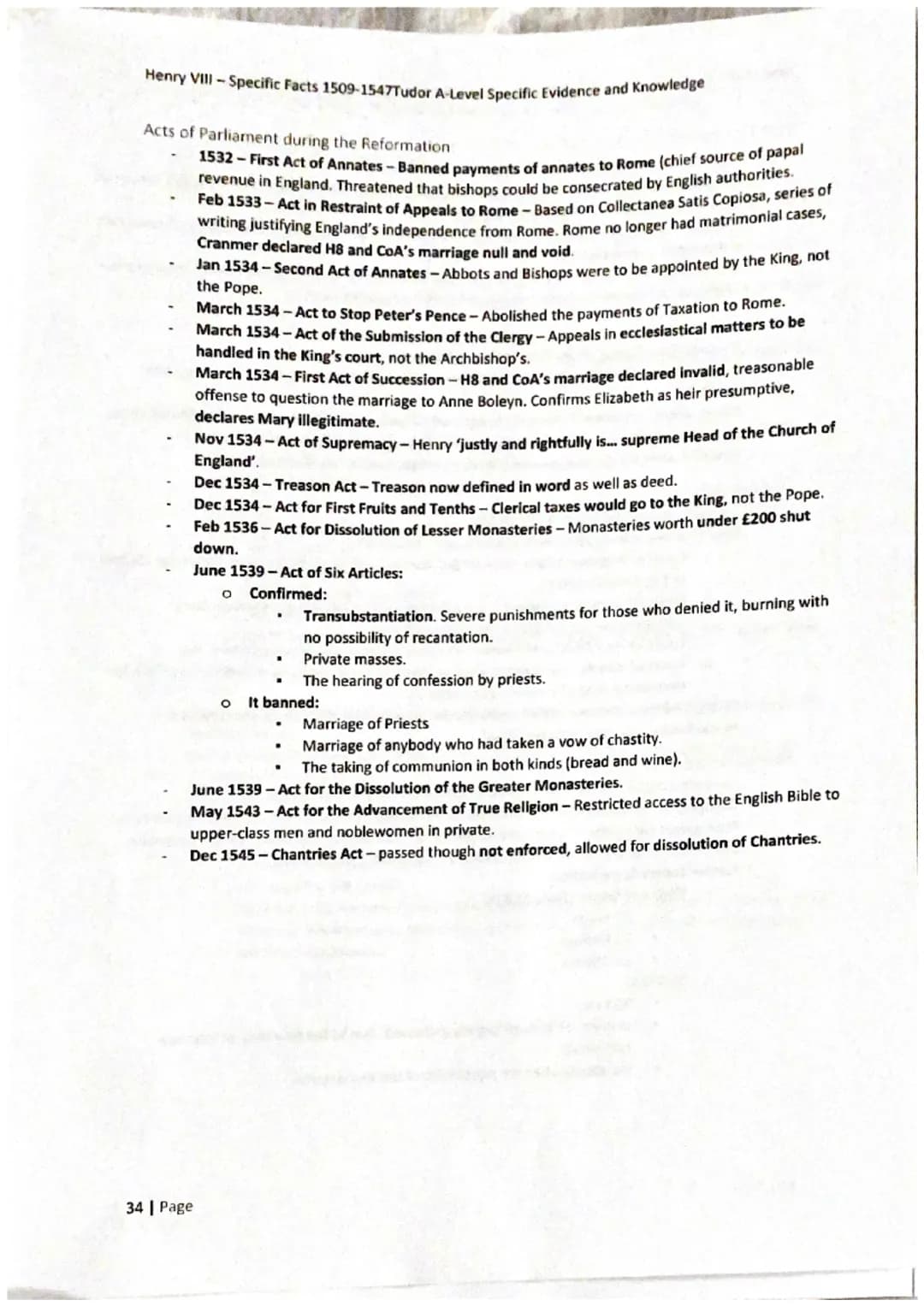Henry Vill-Specific Facts 1509-1547Tudor A-Level Specific Evidence and Knowledge
29 Page
Henry VIII:
1509-1547 Henry VIII -Specific Facts 15