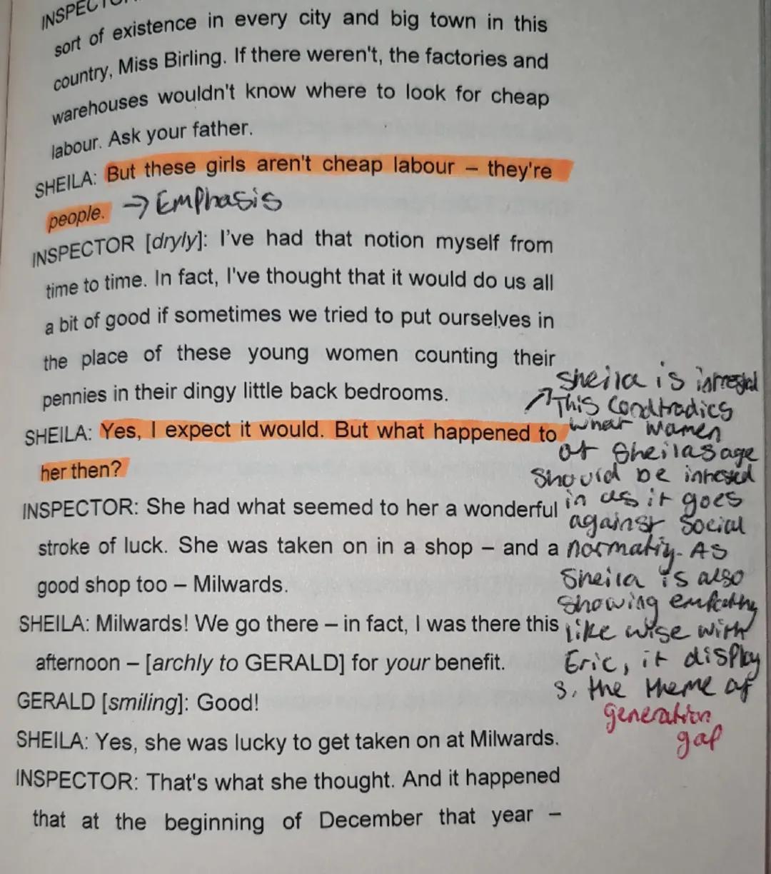 # CHARACTERS

- Arthur Birling
- Sibyl Birling
- Sheila Birling
- Eric Birling
- Edna
- Gerald Croft
- Inspector Goole


Acts

All three Act