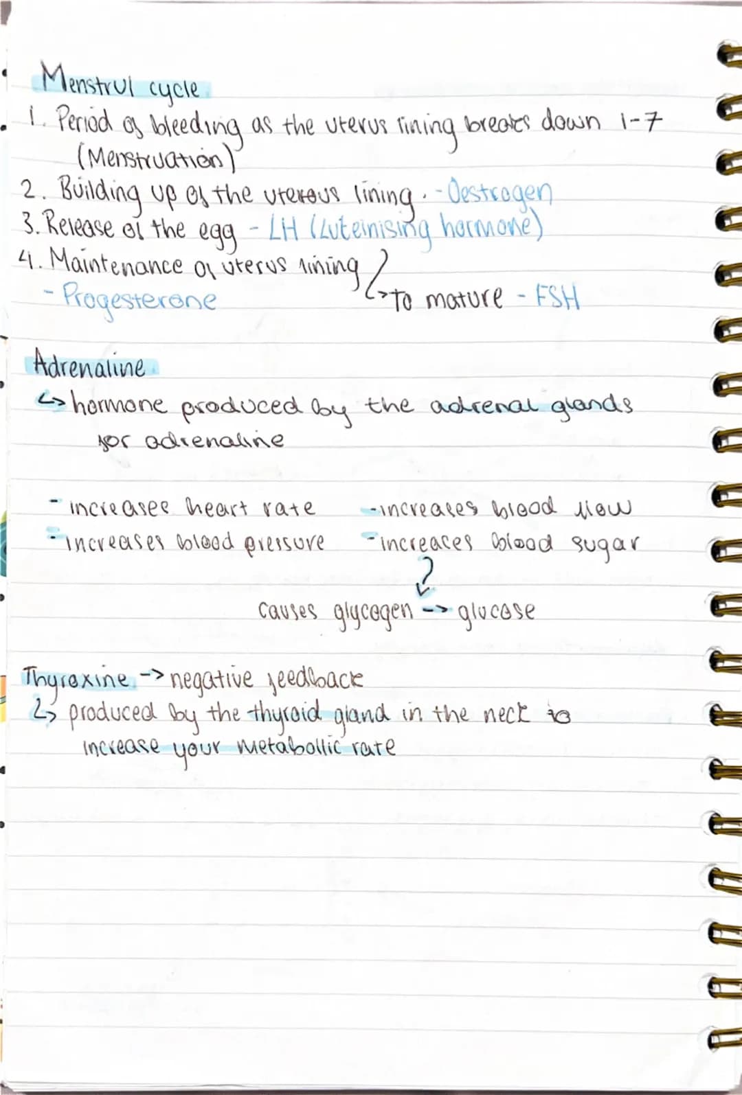 Homeostatis
•maintaining a stable internal
environment in response to both internal
and external conditions.
Receptors (e.g. temperature cha