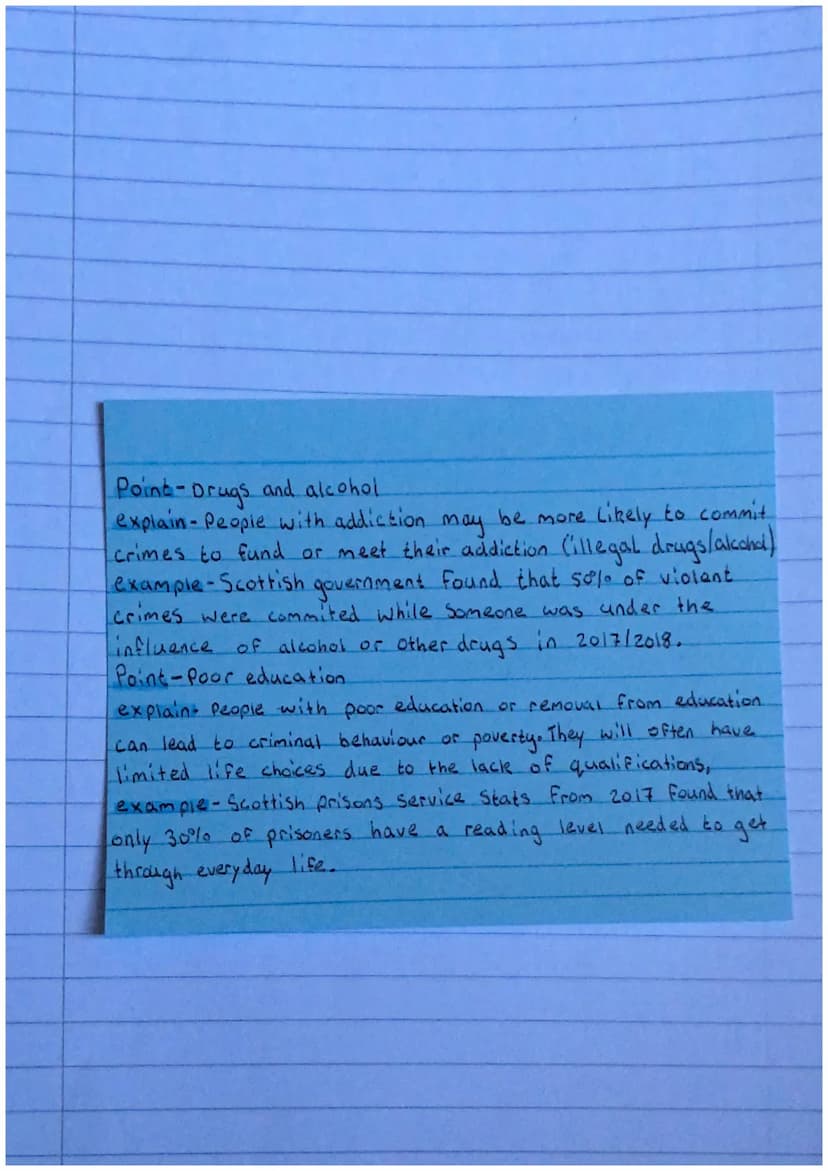 Lesson 1: Types and categories of crime.
Success criteria - Describe, in detail, the ways that.
Crime is categorised in Scotland. (4)
The Sc