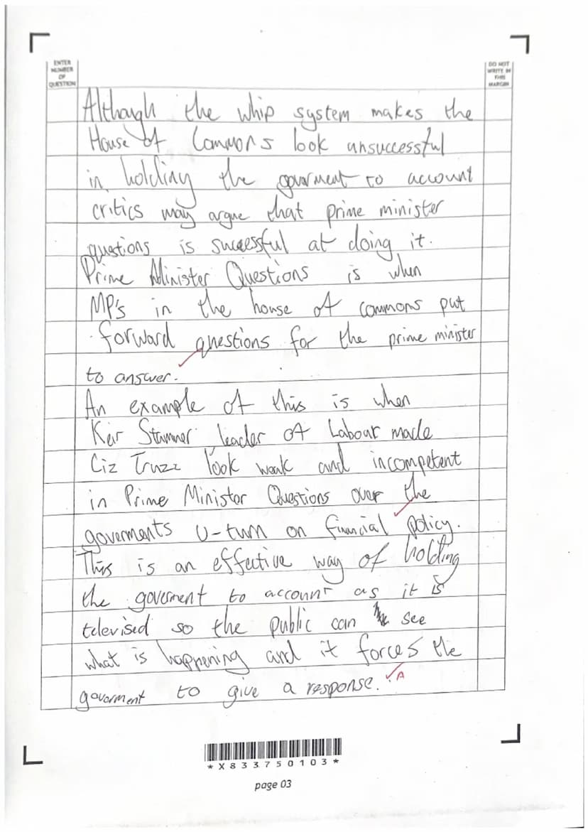 r
L
ENTER
NUMBER
QUESTION
1.11b1 One
8
29
Introduction ??
In this essay
Way
goverment
Aut
can hold the
A
accounting was the whip
Parliment
t