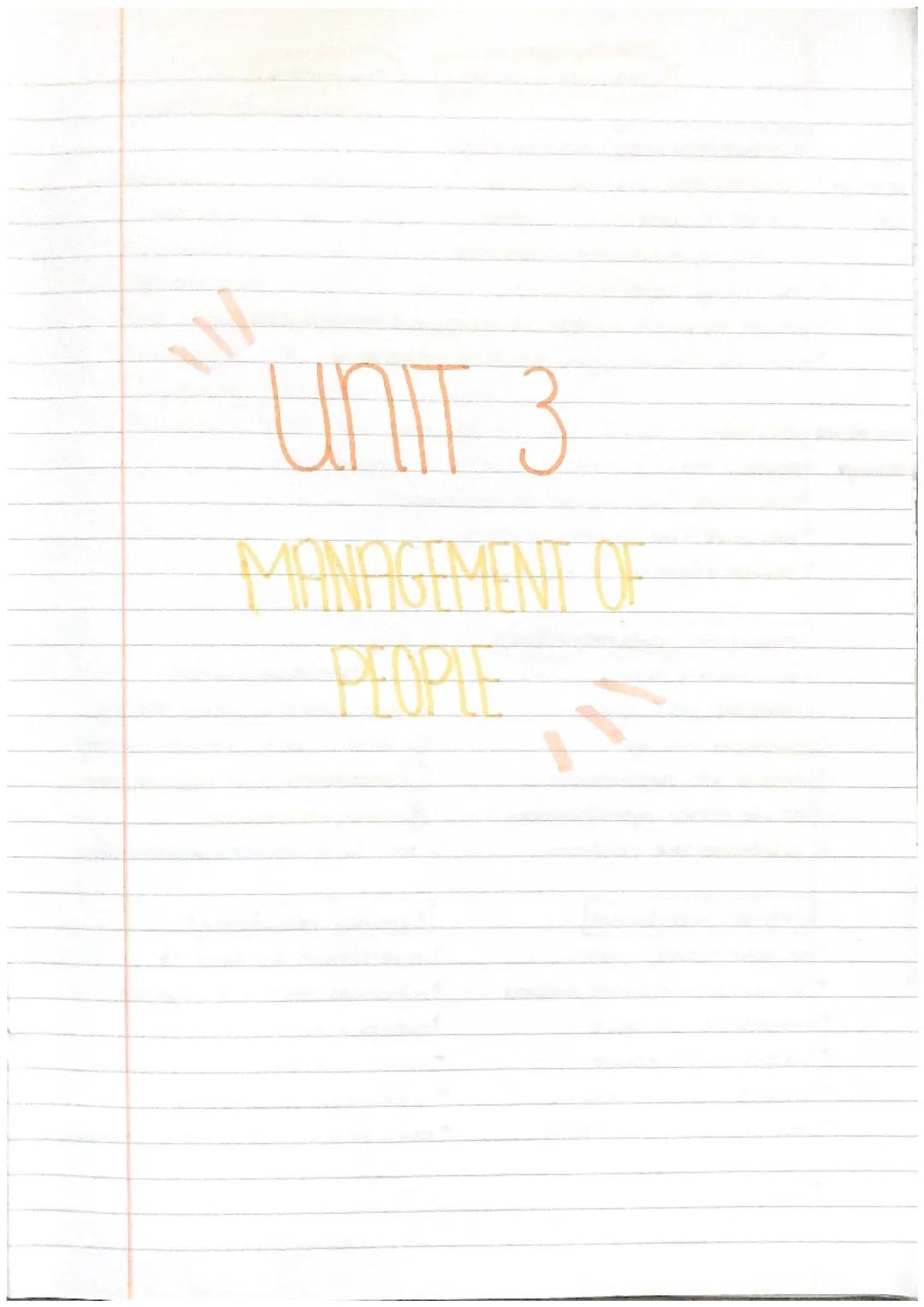 ### UNIT 3

MANAGEMENT OF
PEOPLE workforce planning : recruitment
(Human resources department)
role of recruitment and selection.
HR
*   pro