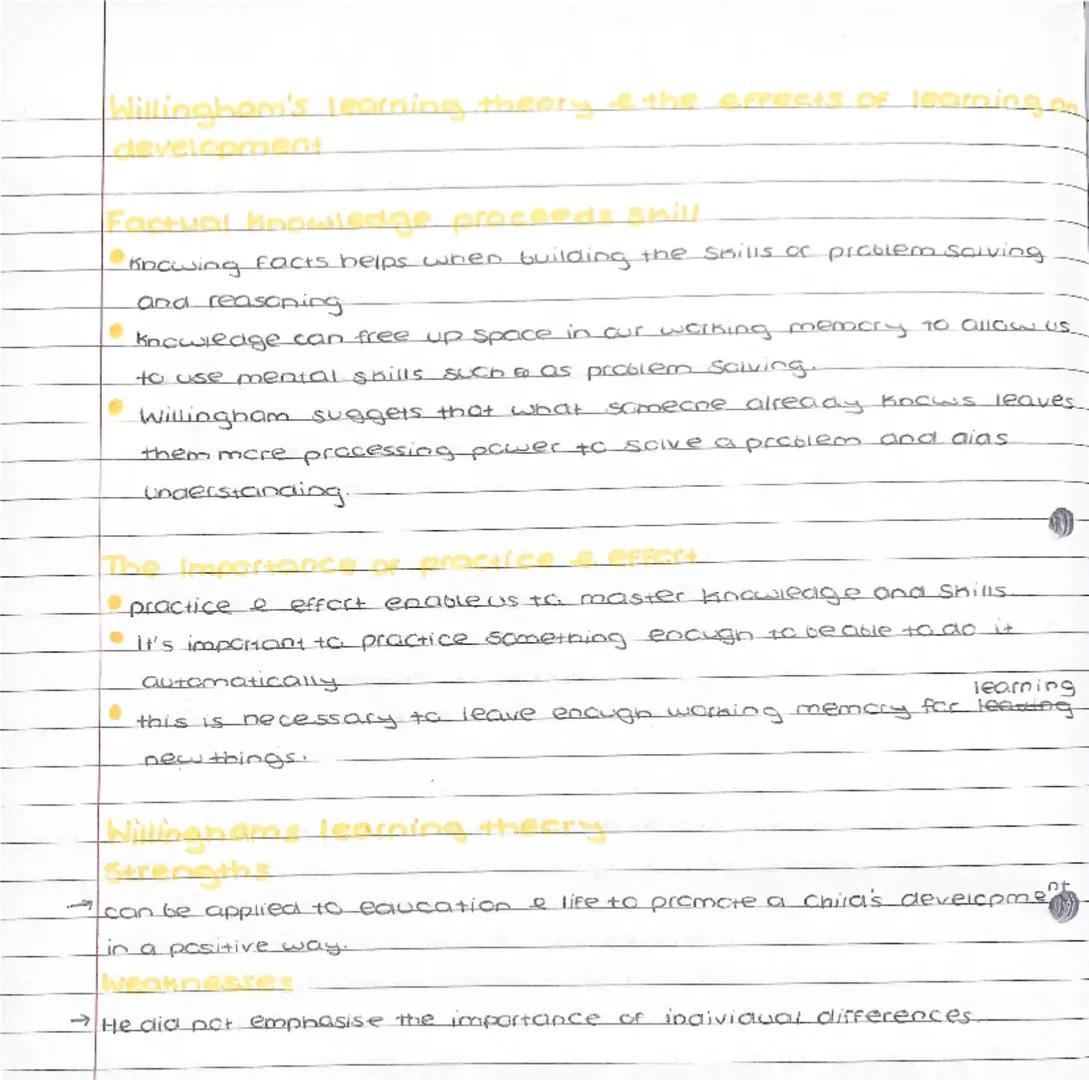 # Development

Piaget's stages of development

## Sensorimotor Stage -(0-2 years)

- they use their senses and movements to learn the world 