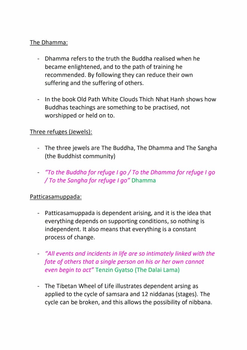 Buddhism Beliefs:
Buddha's birth and life of luxury:
Original name was Siddhartha Gautama, and he was a prince
who lived in a palace
Queen M