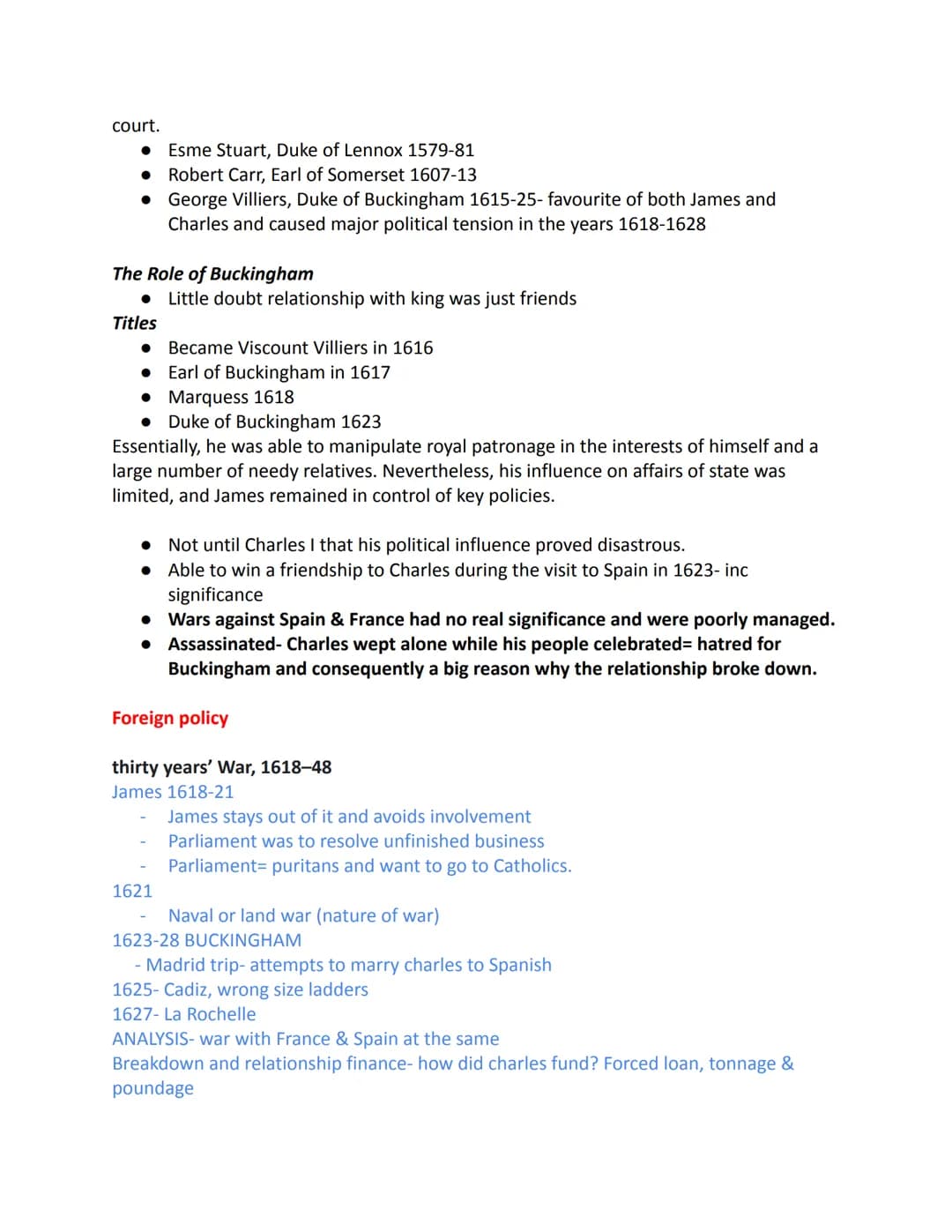 Why did the relationship between Crown and Parliament break down between 1603
and 1629?
ESSAY PLAN
Introduction-
There are many reasons as t