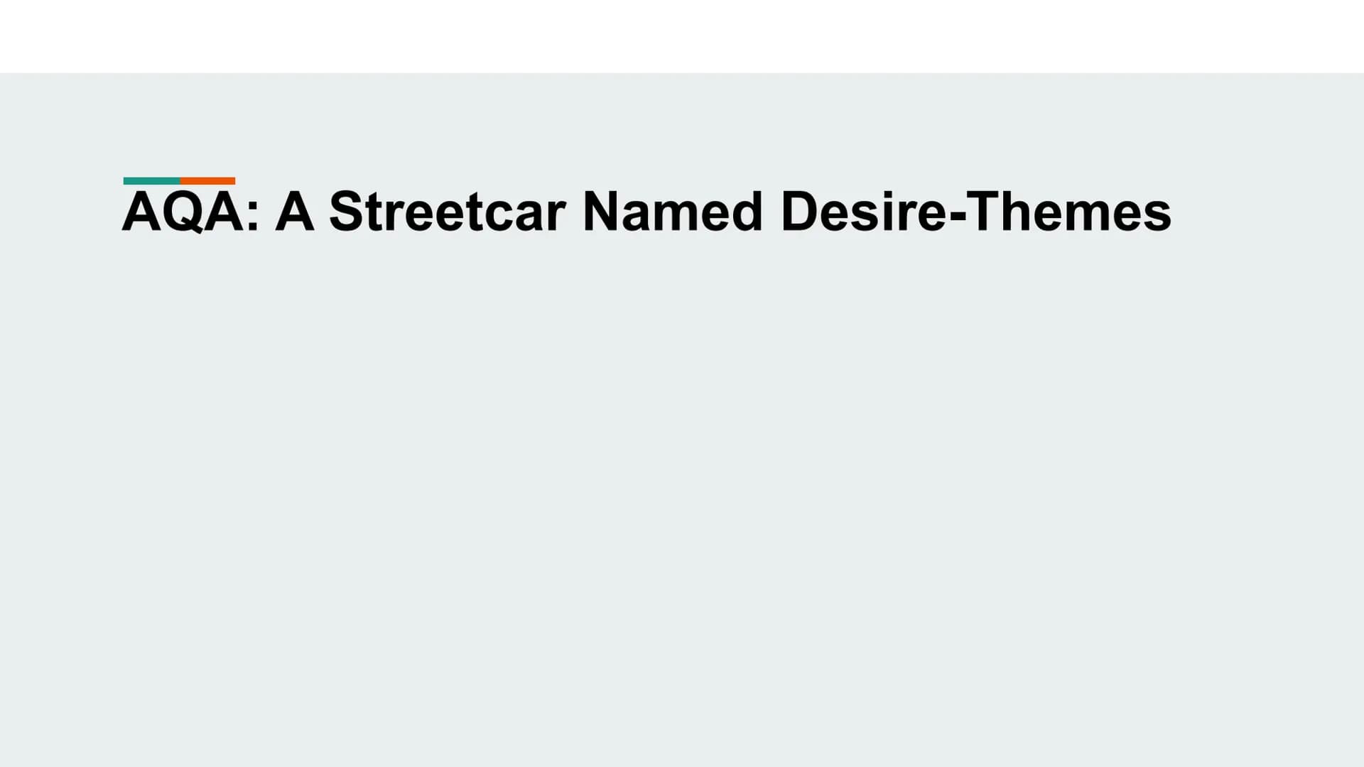 AQA: A Streetcar Named Desire-Themes Fantasy's Inability to Overcome Reality
Fantasy's Inability to Overcome Reality
Even Though Williams's 