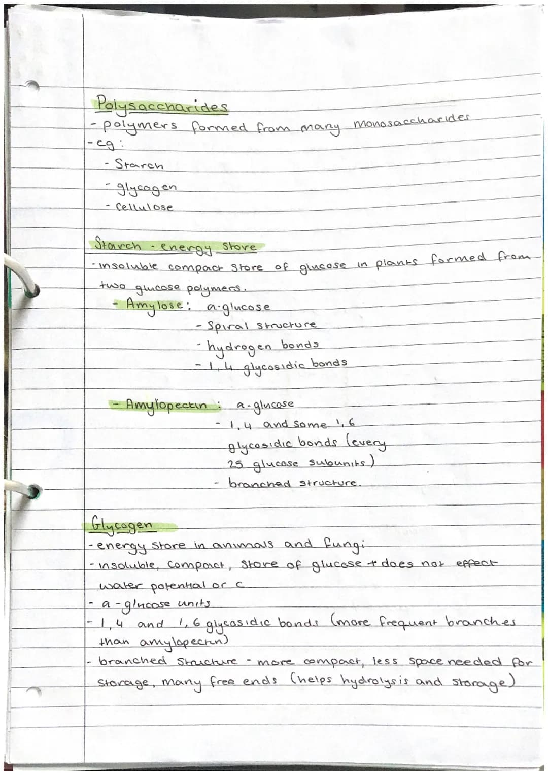 Carbohydrates
-Contain carbon, hydrogen and oxygen only
There are 3
Mono Saccharides.
- general formula of (CH₂0) n
- If n = 3₁ triose (glyc