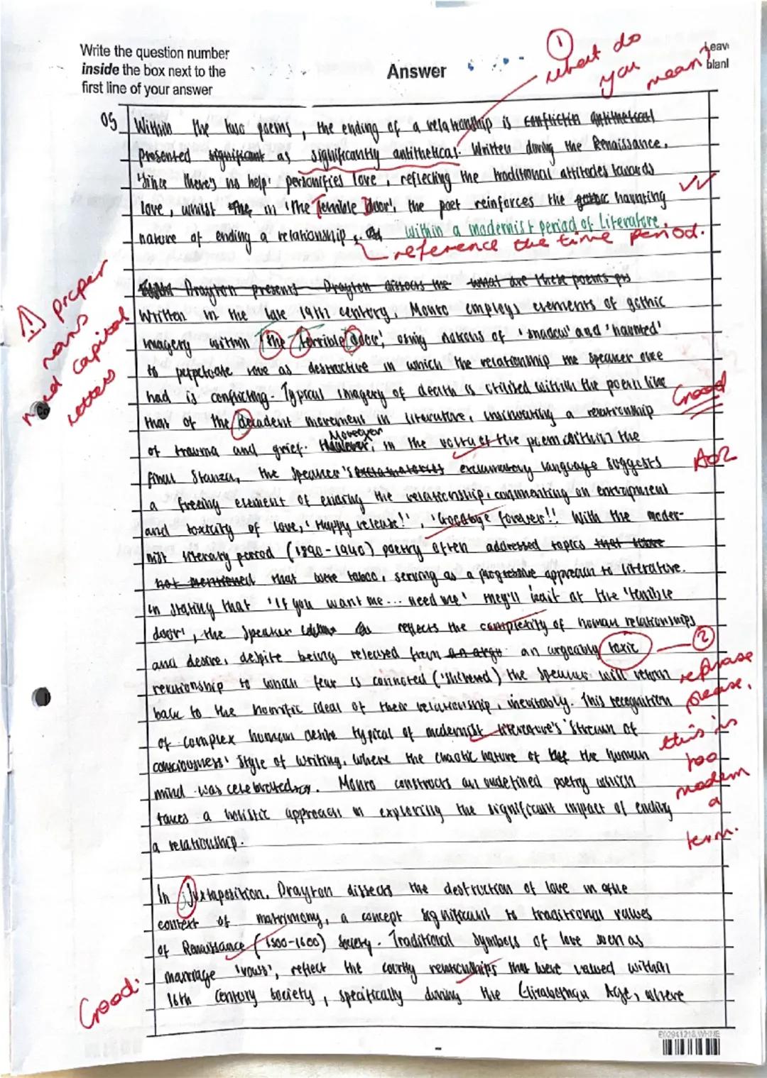 Student's evaluation:
What went well? Strongest question/Weakest question? What do I need to do to
improve by the real exams?
Y13 PPE Jan 20
