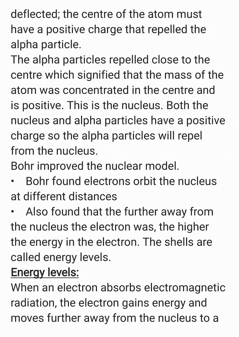 Paper 1:
Atomic structure and Radioactivity:
Atomic particles:
A proton has a positive charge with a
mass of 1.
A neutron is neutral so has 