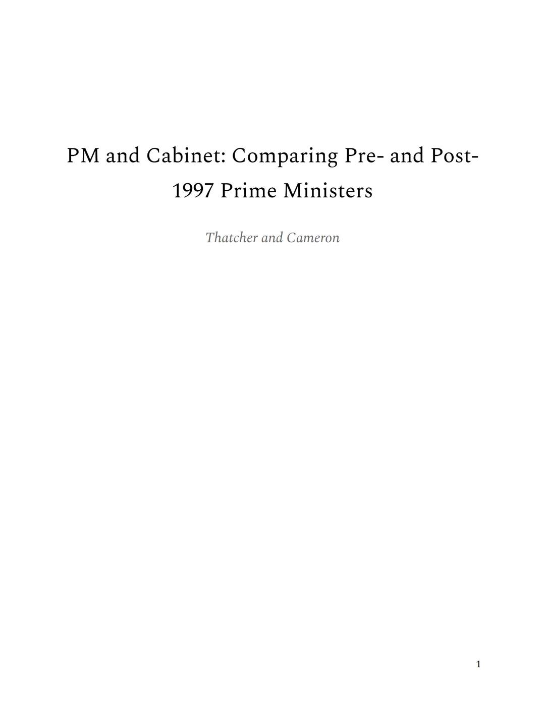 Exploring Margaret Thatcher's Politics and Prime Ministers!