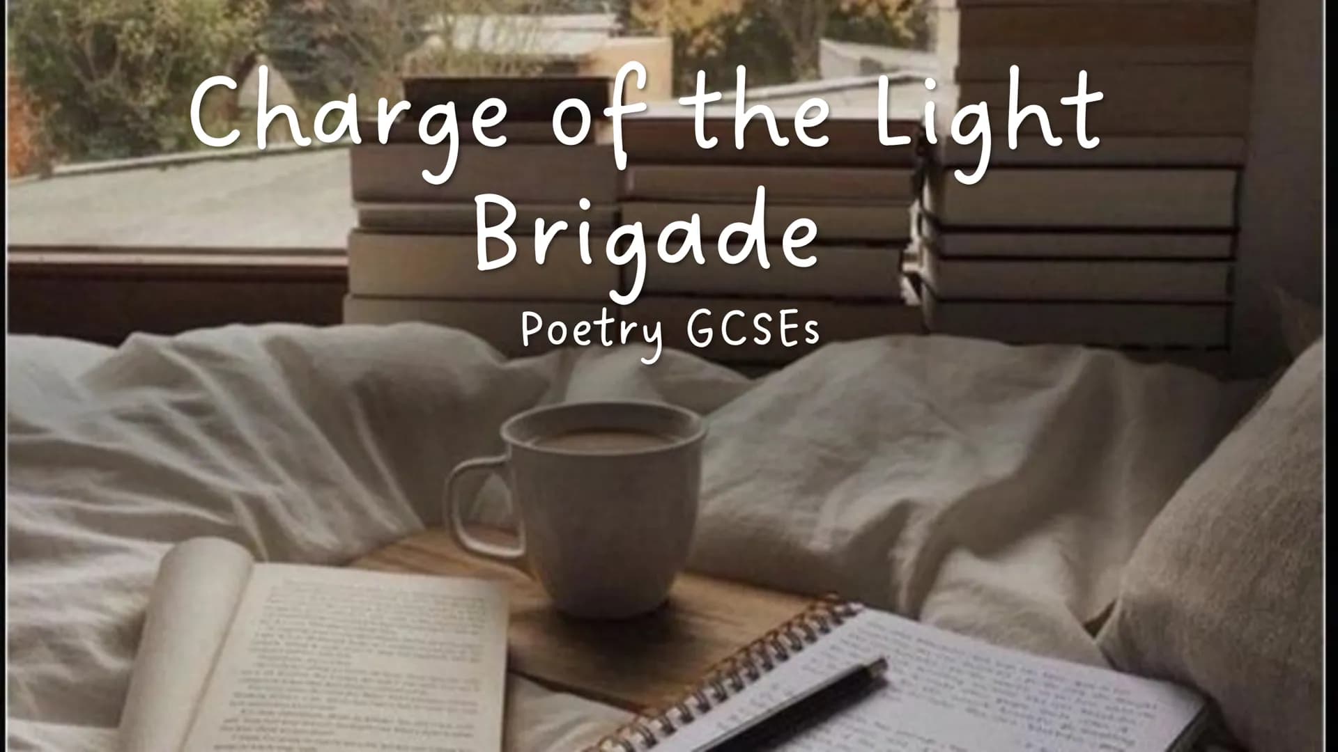 
<h2 id="summary">Summary</h2>
<p>The poem "Charge of the Light Brigade" by Alfred Tennyson commemorates the Battle of Balaclava (1854) in t