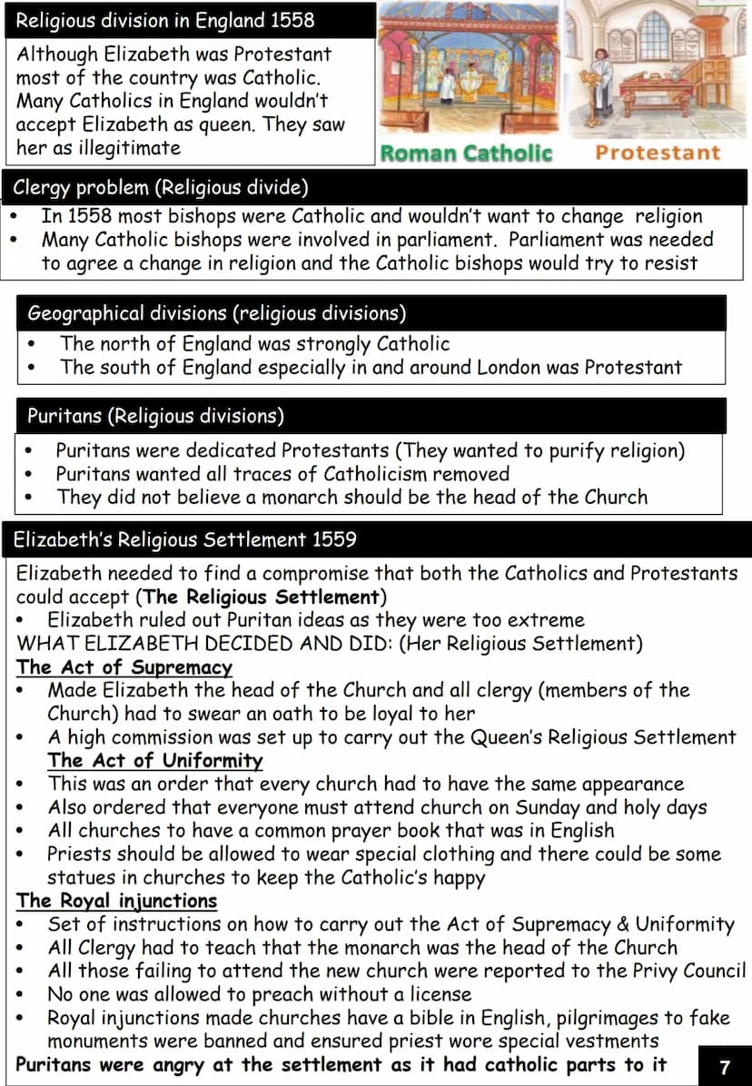 GCSE History
Elizabethan Age, 1558-1603
Name:
Revision guide Queen Elizabeth I
King Philip II
Pope Pius V
Mary, Queen of Scots
Mary of Guise