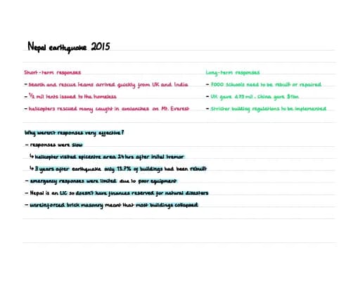 Know GCSE AQA Geography Nepal & Christchurch Earthquake Case Studies thumbnail