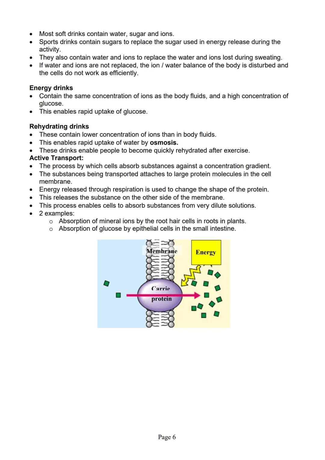 blogy
AQA
GCSE Biology
Paper 1
Summary Notes
Page 1 Summary
All living things are made up of cells. The structures of different types of cel